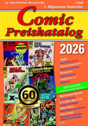 Comic preiskatalog 2026 - preiskatalog, sc